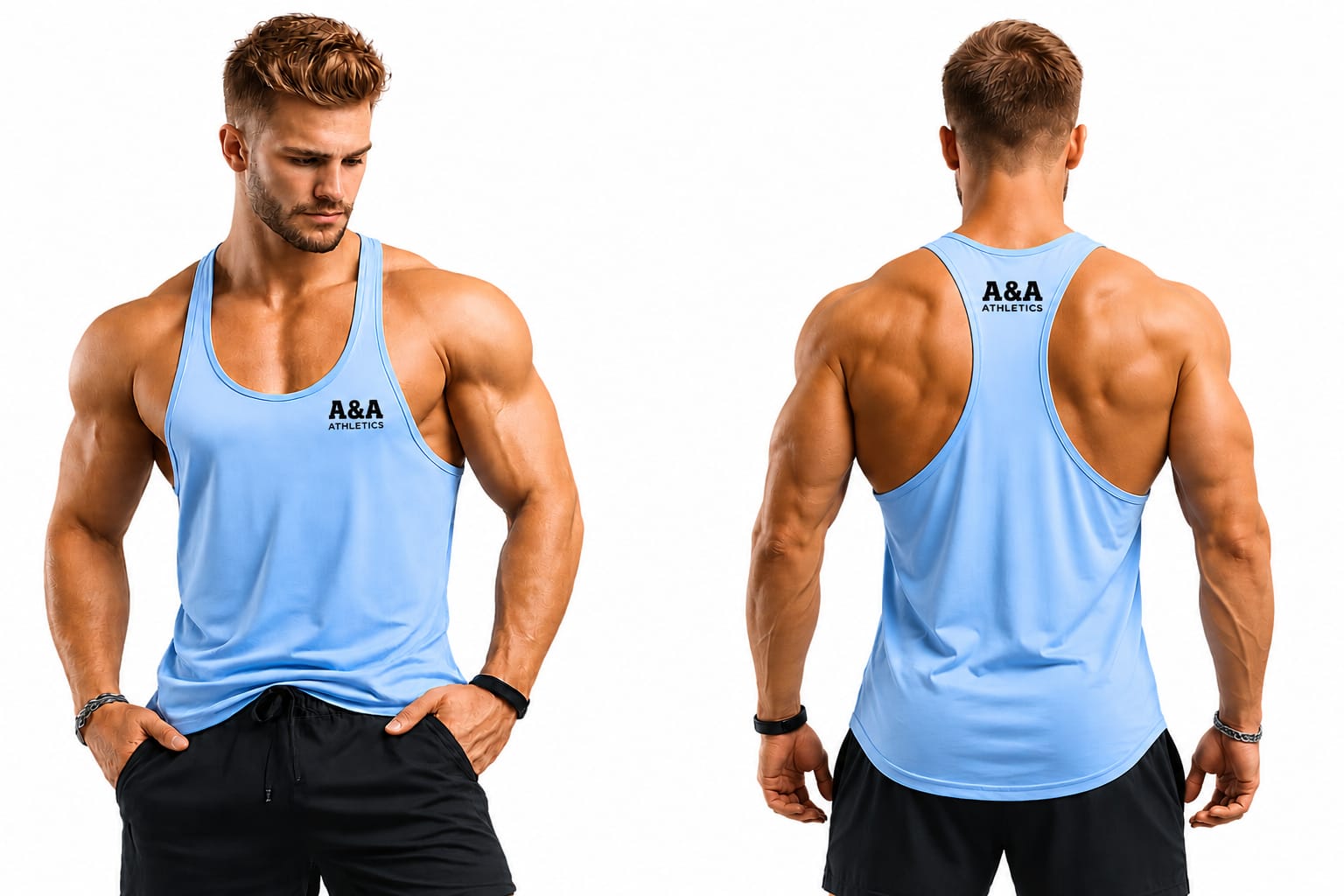 A&A Athletics Men's Stringer Vest