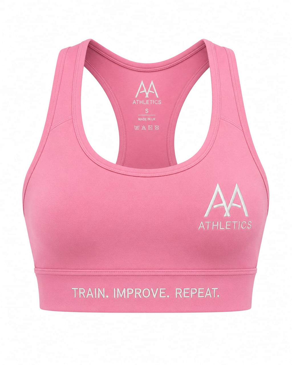 AA Athletics Women's High Support Sports Bra | Baby Pink