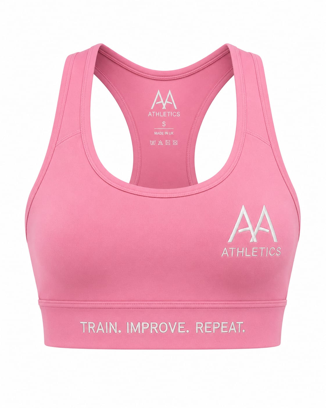 AA Athletics Women's High Support Sports Bra | Baby Pink